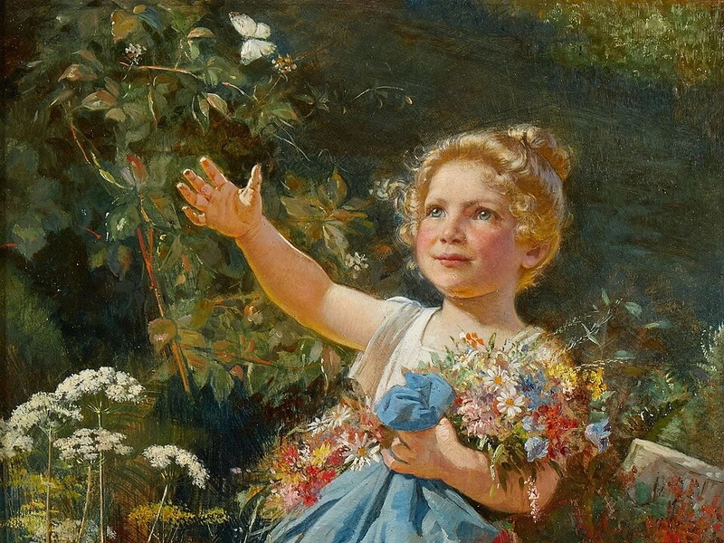 1849-Rosa Schweninger - La farfalla